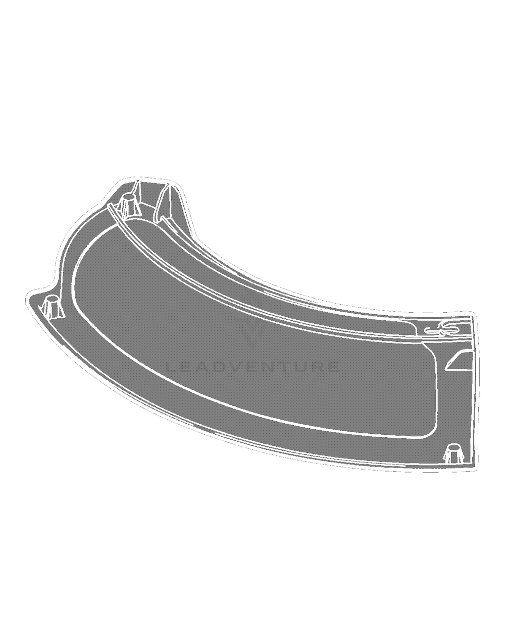 General Assembly Diagram and Parts List for 19A30012OEM 2012 Yard Machines Lawn Tractor